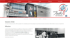 Desktop Screenshot of clubjudohautrichelieu.com